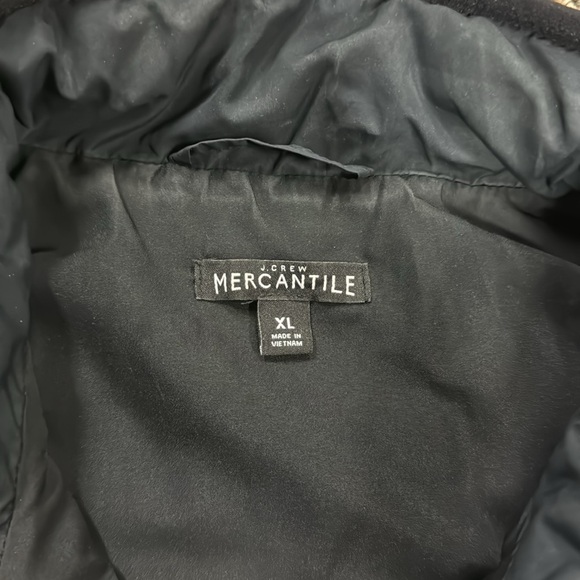 J Crew Mercantile navy quilted vest size -XL - Picture 3 of 4